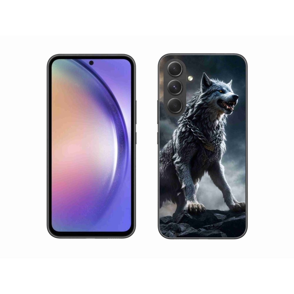 Zselés borítás mmCase Samsung Galaxy A54 5G - farkas 1