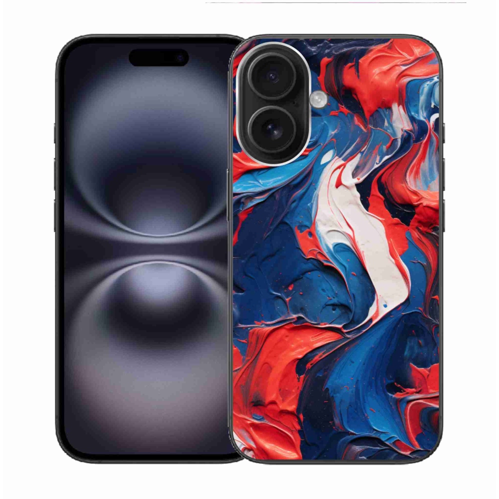 Gél borítás mmCase iPhone 16-hoz - absztrakt motívum 7