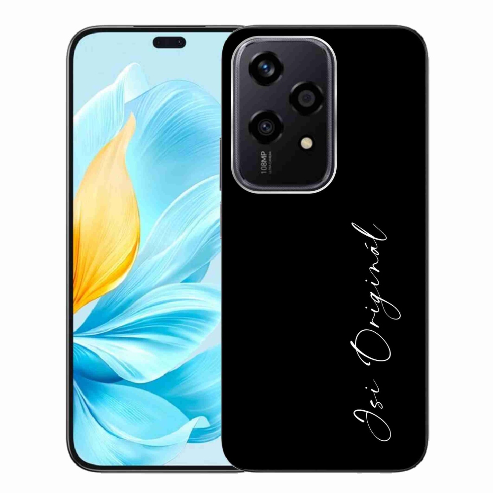 Gél borító mmCase a Honor 200 Lite 5G-hez - te vagy az eredeti fekete háttér