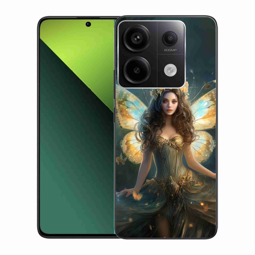 Gél borítás mmCase a Xiaomi Redmi Note 13 Pro 5G/Poco X6 5G számára - pillangó nő