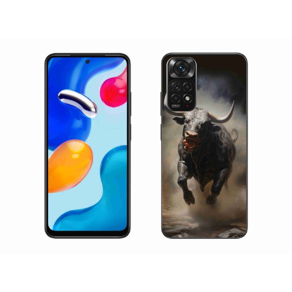 Gél borítás mmCase a Xiaomi Redmi Note 11S 4G-hez - dühös bika