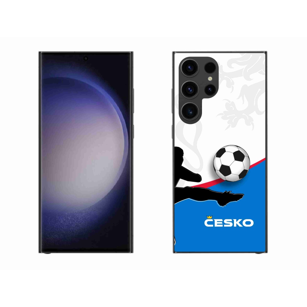 Gél borítás mmCase Samsung Galaxy S23 Ultra 5G - futball Csehország 3