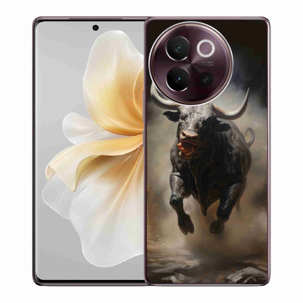 Gél borítás mmCase a Vivo V40 Lite 5G-n - dühös bika