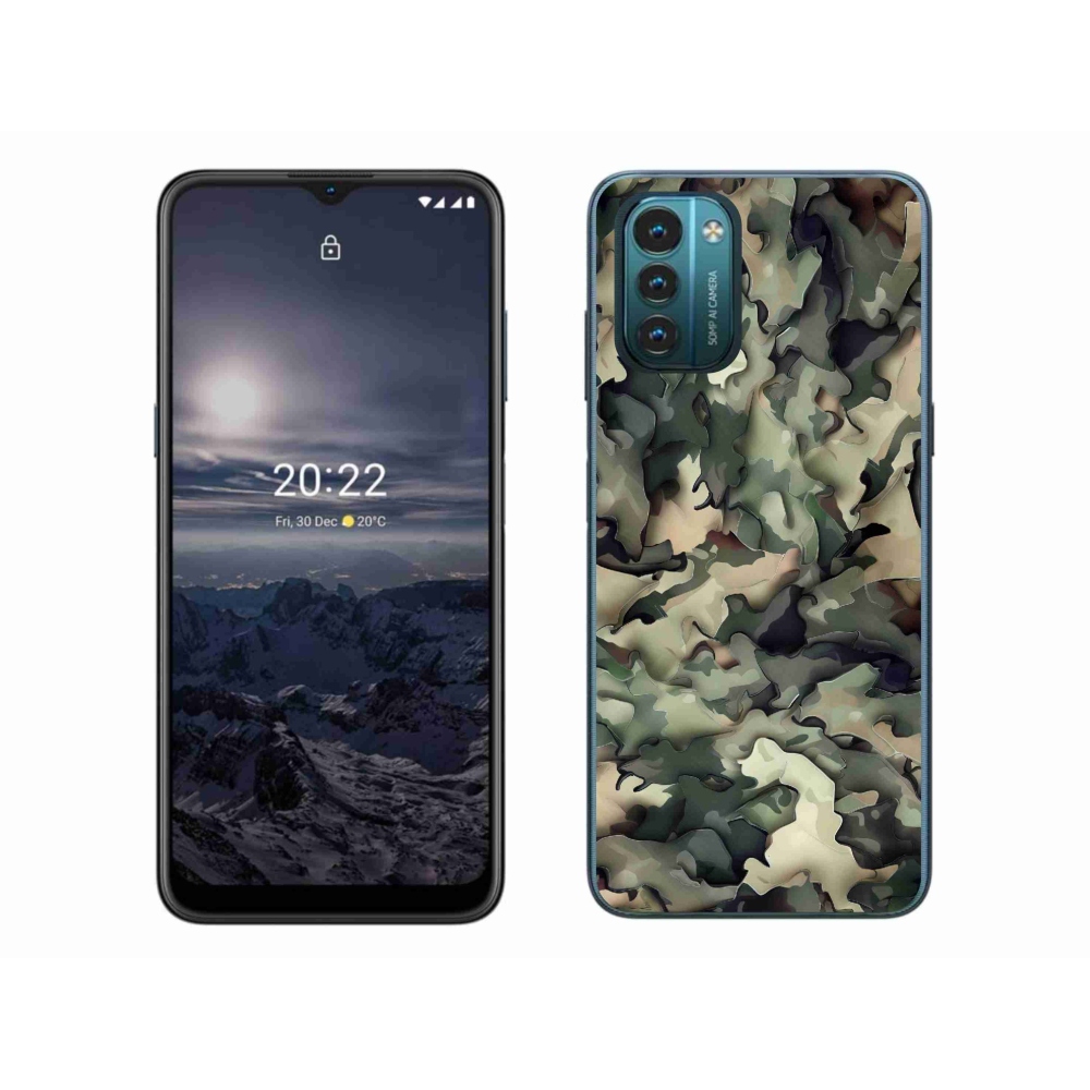 Zselés borítás mmCase a Nokia G11/G21 készülékhez - terepszínű minta 9