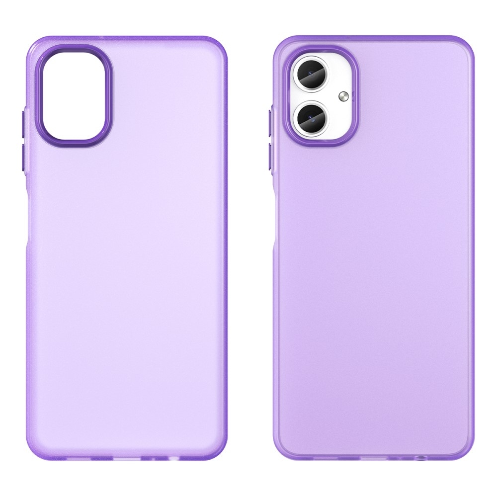 Candys matt zselés tok Samsung Galaxy A06 4G - lila