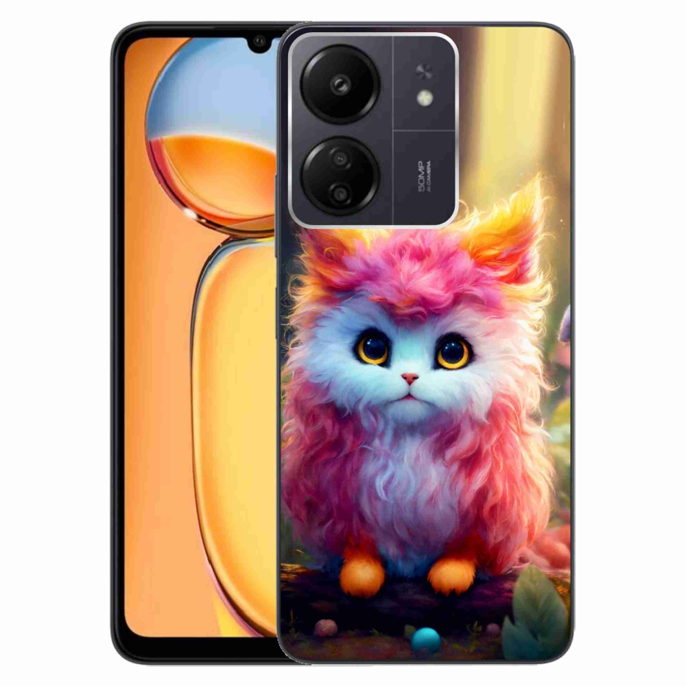 Gél borítás mmCase a Xiaomi Poco C65/Redmi 13C számára - aranyos cica 5