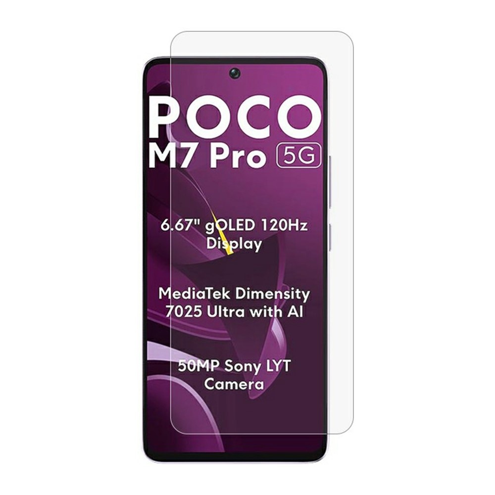 Edzett üveg a Xiaomi Poco M7 Pro 5G készüléken