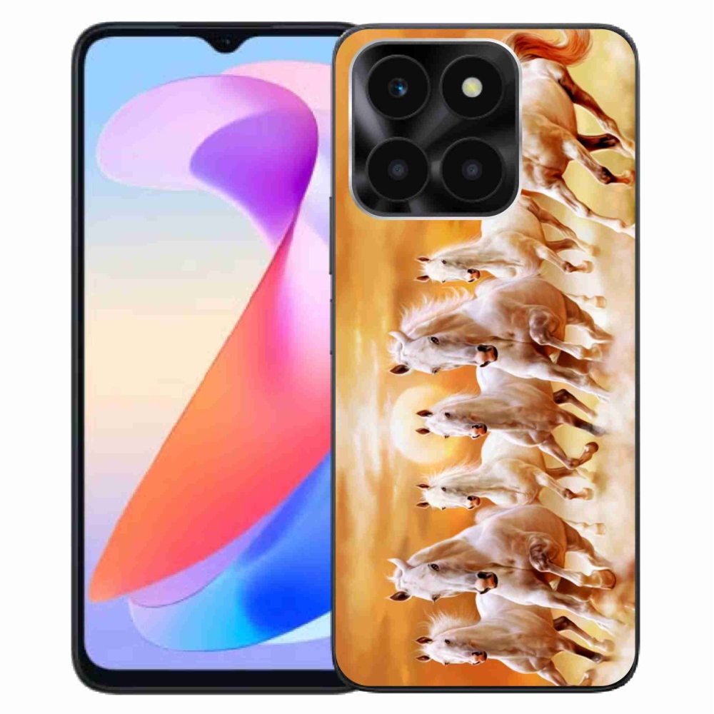 Gél tok mmCase a Honor X6a számára - lovak 2