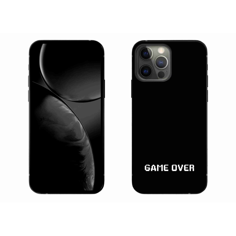 Zselés borítás mmCase iPhone 13 Pro Max 6.7 készülékhez - játék fekete háttérrel