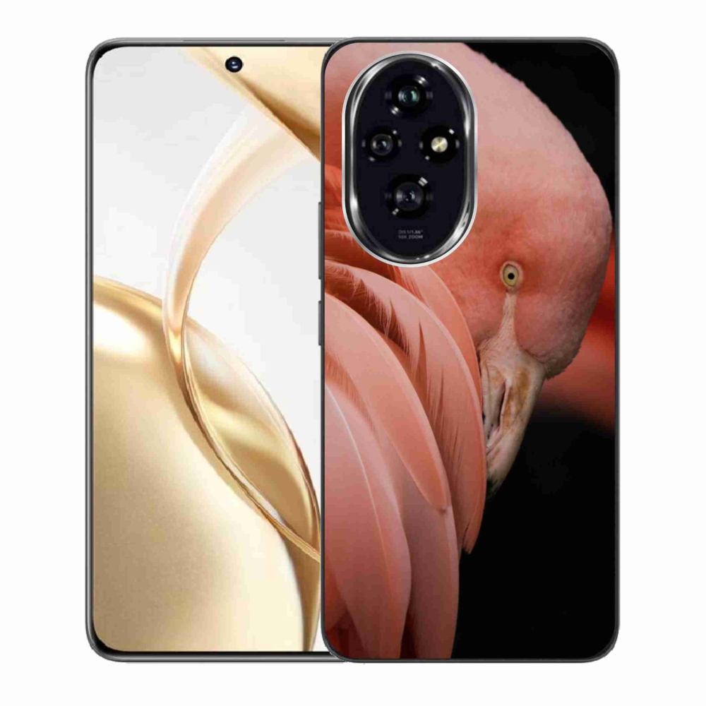 Zselés borító mmCase a Honor 200 5G készülékhez - flamingó 3