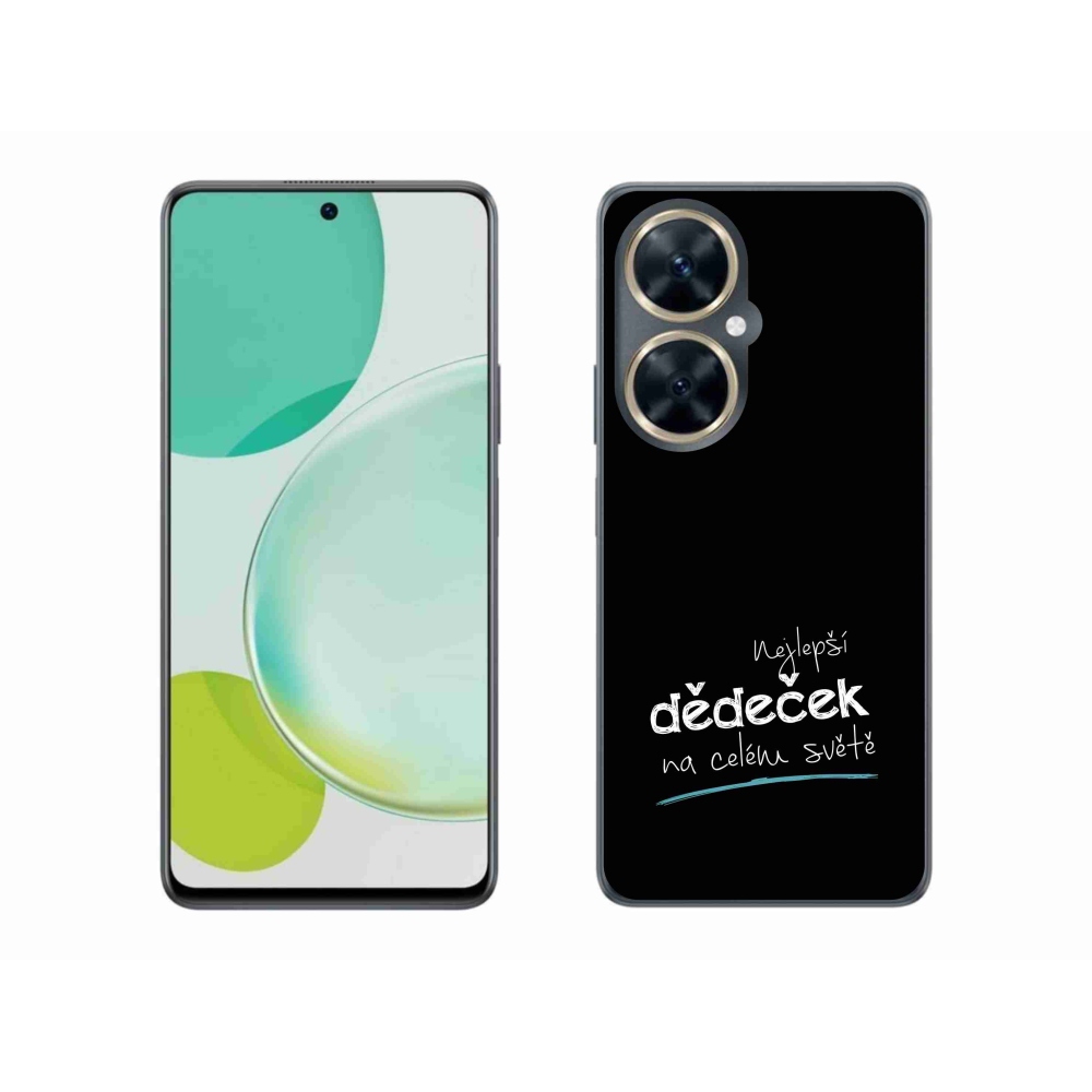 Gél borító mmCase a Huawei Nova 11i - a legjobb nagypapa 3 fekete háttérrel