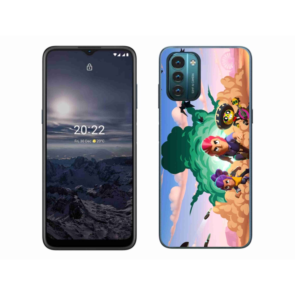 Zselés borítás mmCase a Nokia G11/G21 készülékhez - verekedős csillagok