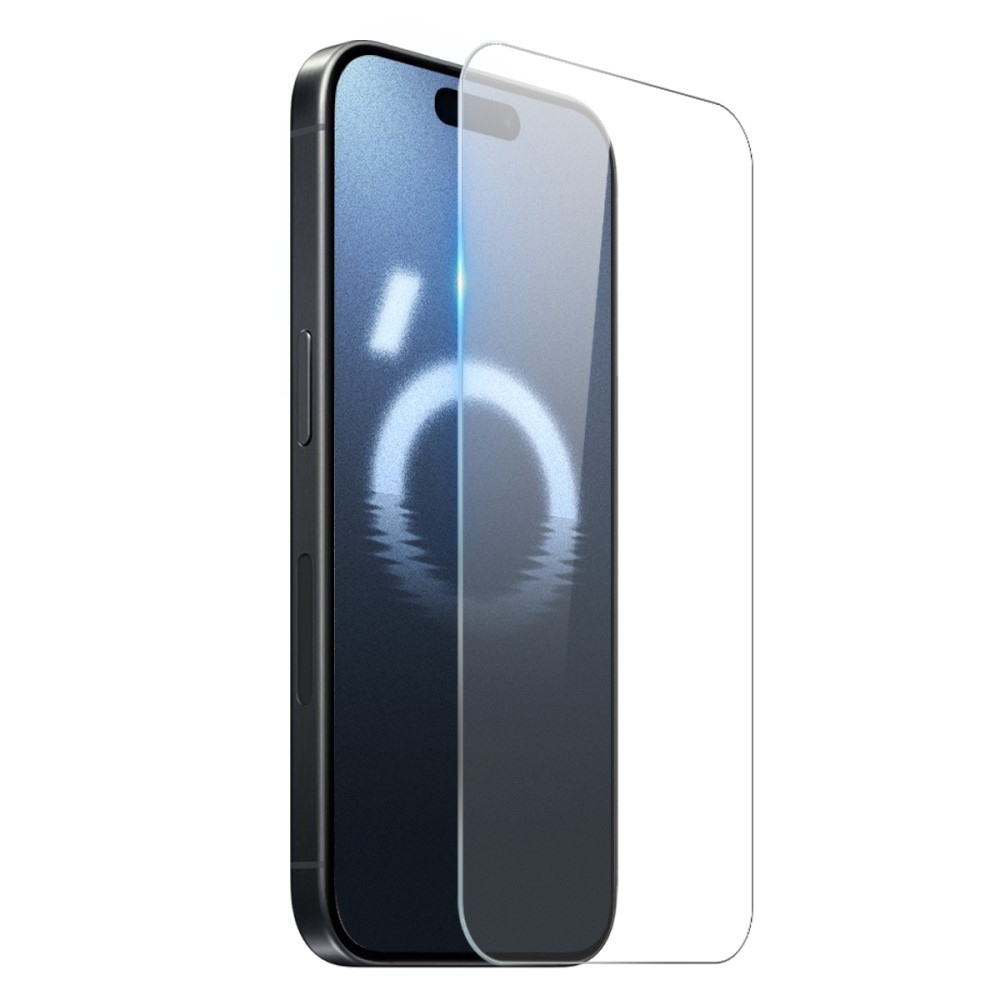 NORTHJO átlátszó zselés tok + edzett üveg iPhone 16 Pro készülékhez - átlátszó