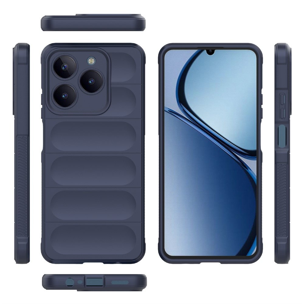 Rugg tartós zselés tok a Realme C61 készülékhez - sötétkék