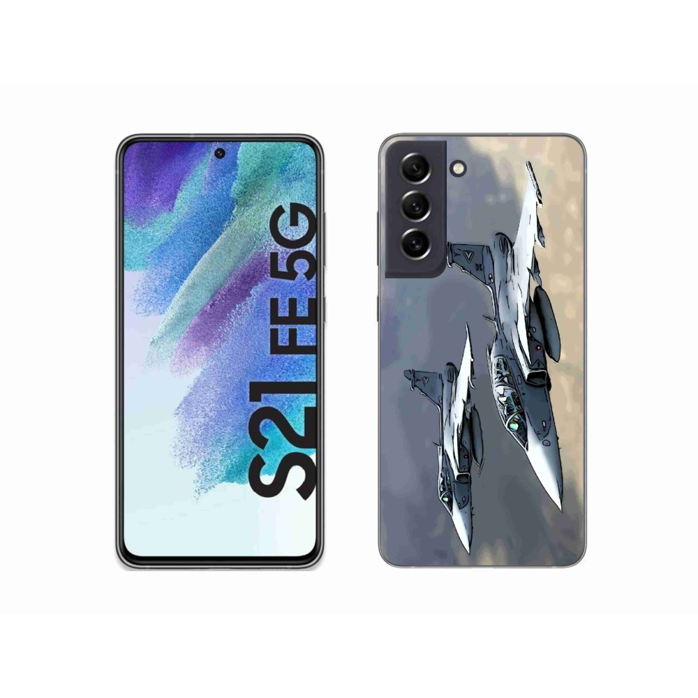 Zselés borítás mmCase Samsung Galaxy S21 FE 5G - vadászgépek számára
