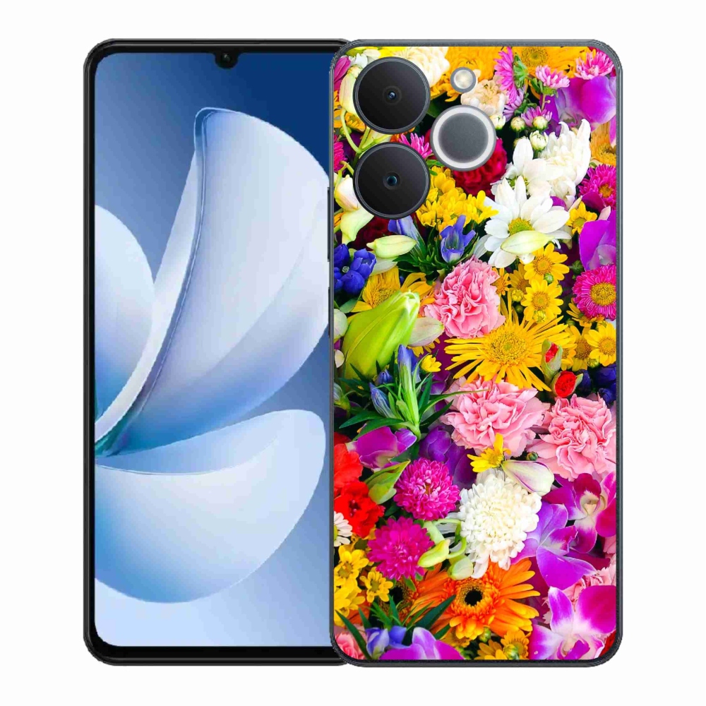 Zselés borítás mmCase a Realme Note 70T készülékhez - virág 12
