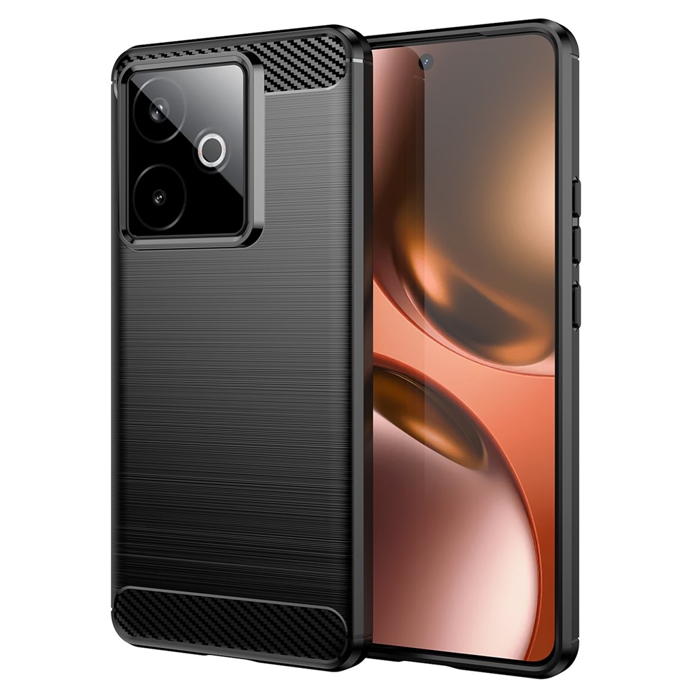 Szénálló zselés tok a Realme GT 7 5G/GT 7T 5G készülékhez - fekete