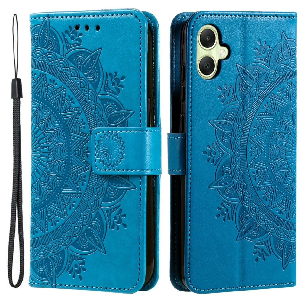 Mandala könyv tok a Samsung Galaxy A06 4G készülékhez - kék