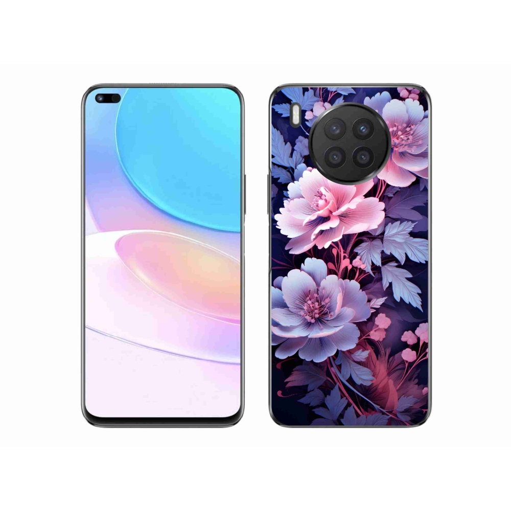 Gél borító mmCase a Huawei Nova 8i készülékhez - virágok 11