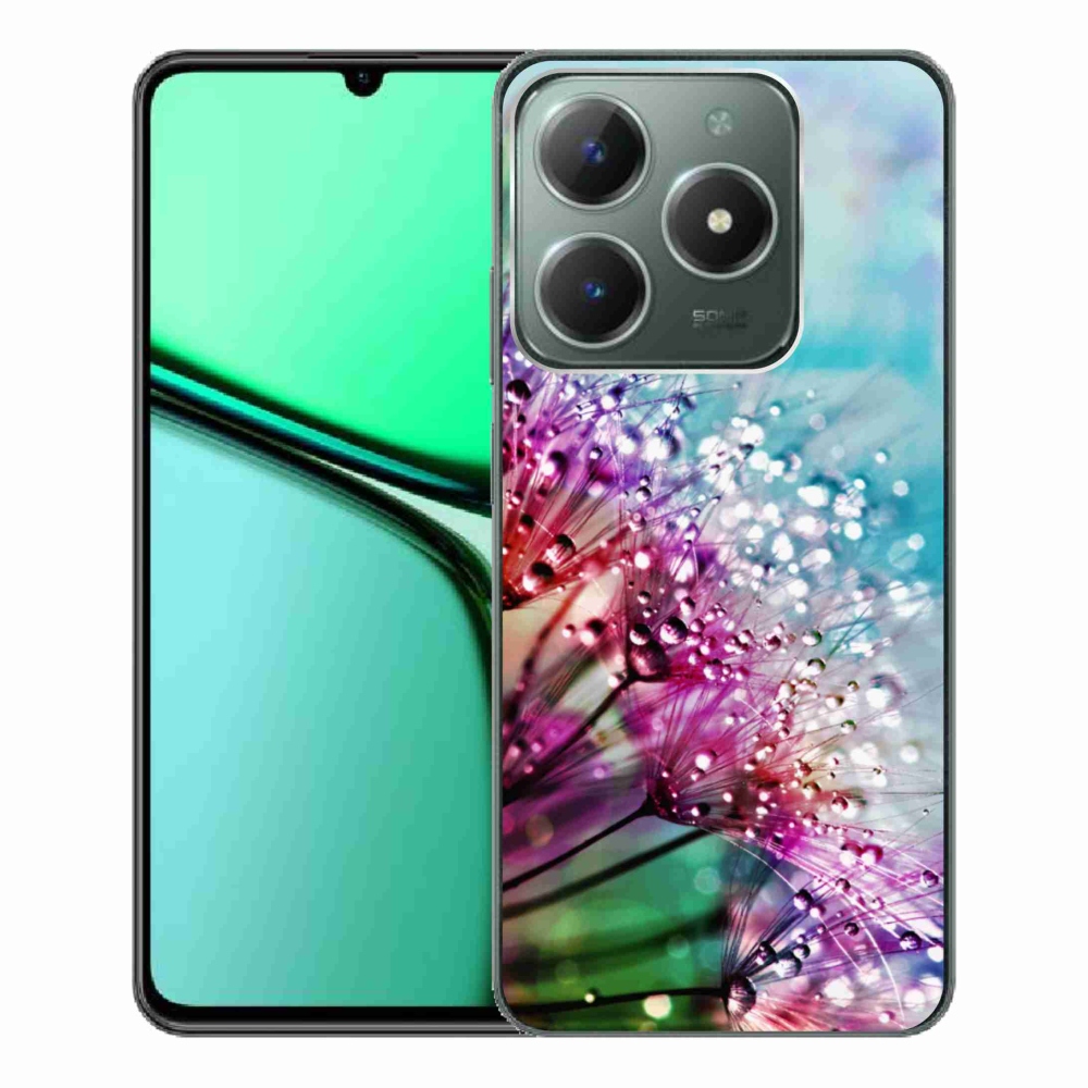 Gél borító mmCase a Realme C61 készülékhez - színes virágok