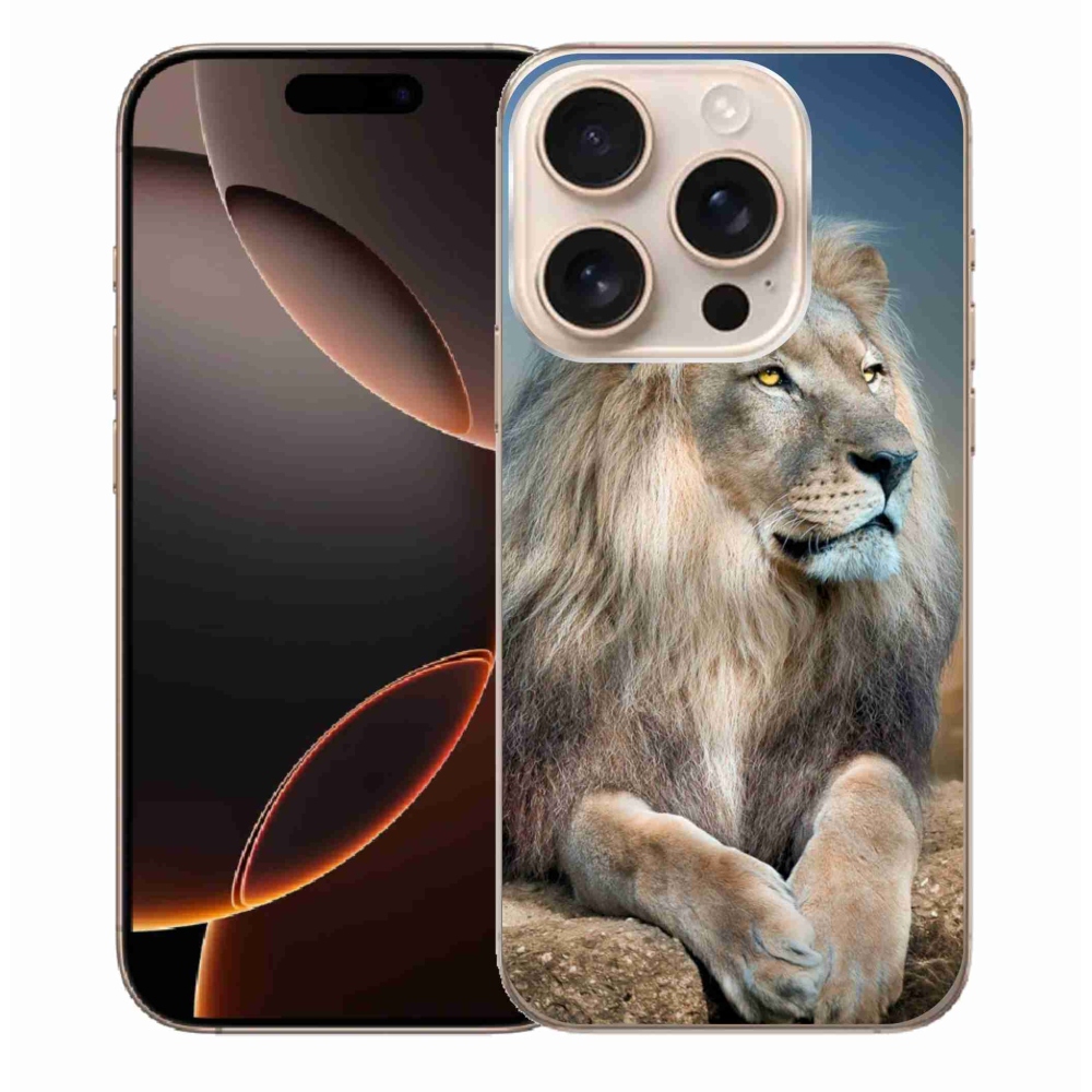Gél tok mmCase iPhone 16 Pro Max készülékhez - Lion 1