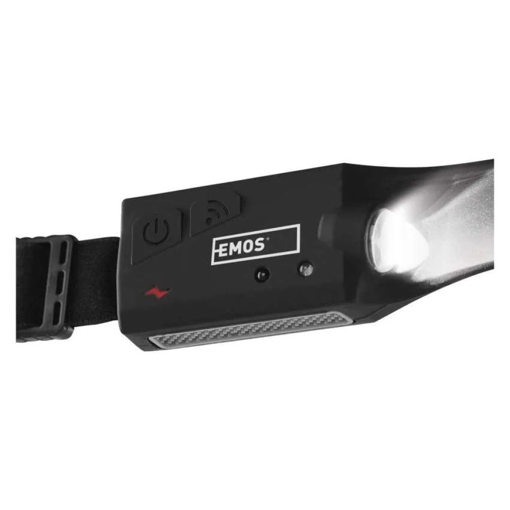 COB LED újratölthető fejlámpa P3541, 380 lm, 30 m, Li-Pol 1200 mAh