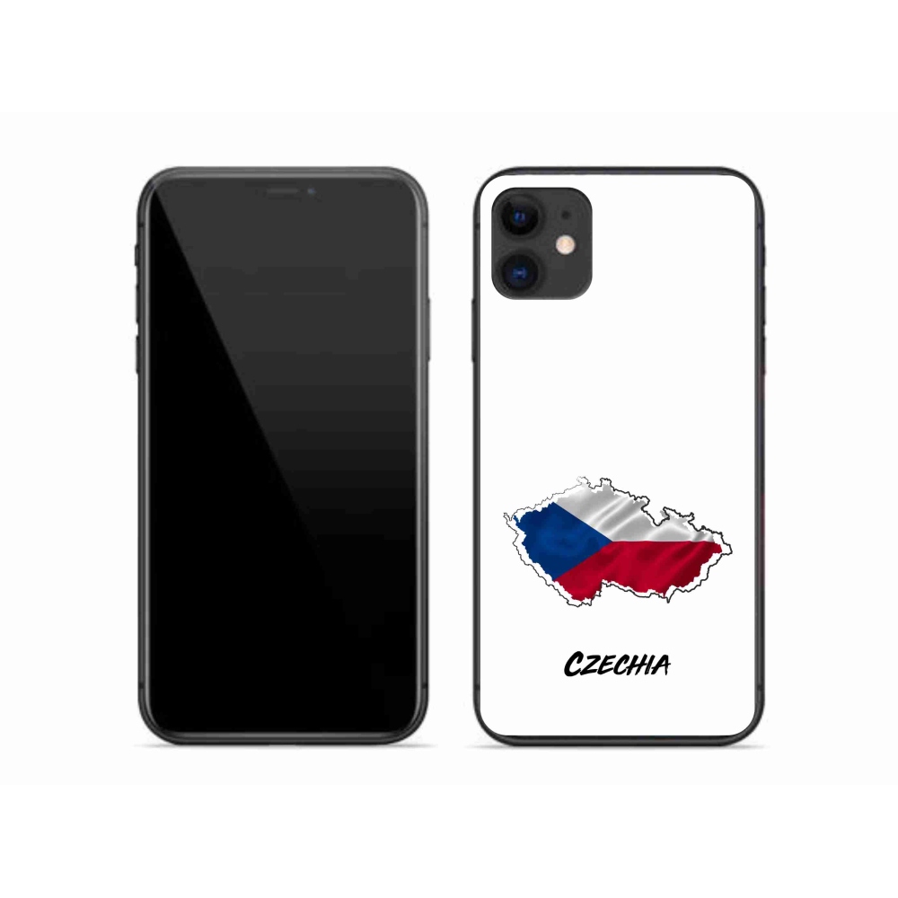 Gél borítás mmCase iPhone 11 készülékhez - Csehország fehér háttér