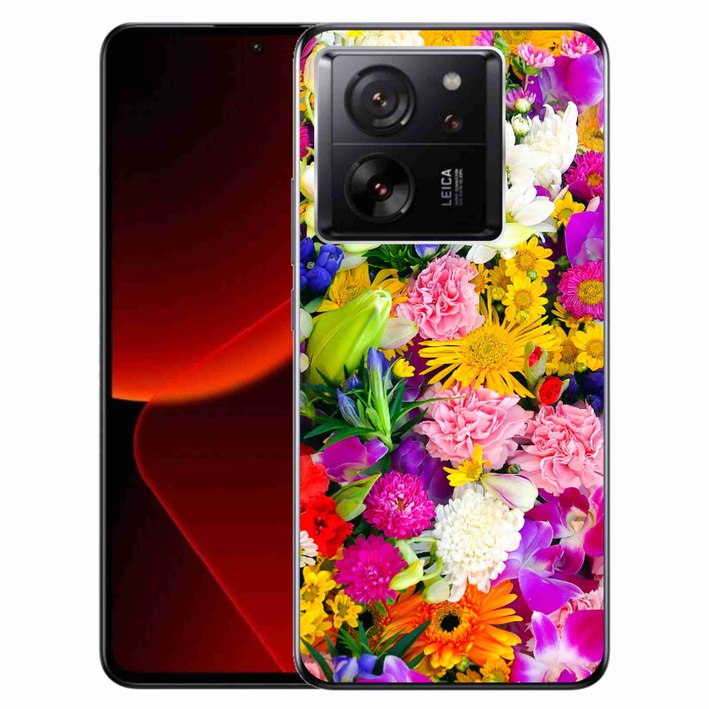 Gél borítás mmCase a Xiaomi 13T/13T Pro számára - virágok 12