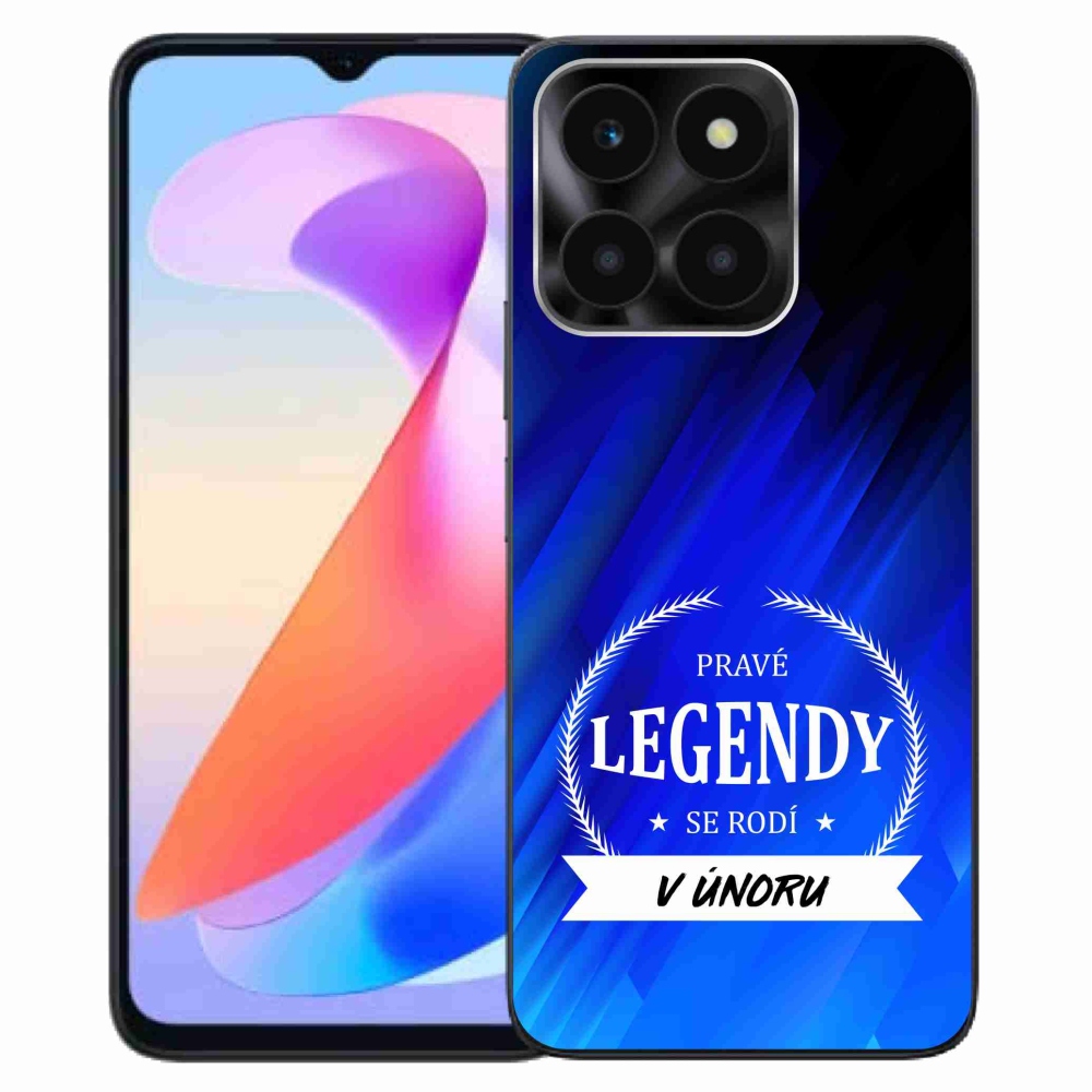 Gel Cover mmCase a Honor X6a készülékre - Legendák februárban kék háttérrel