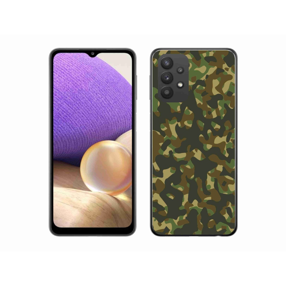 Gél védőhuzat mmCase Samsung Galaxy A32 5G - terepszínű mintázat 1