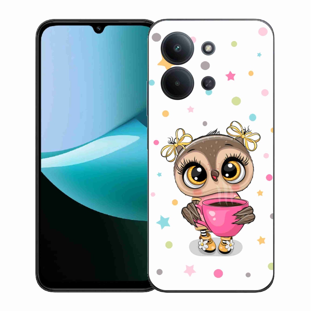 Gél borítás mmCase a Xiaomi Redmi 15C 4G (171mm)/Poco C85 4G (171mm) - rajzfilm bagolyhoz