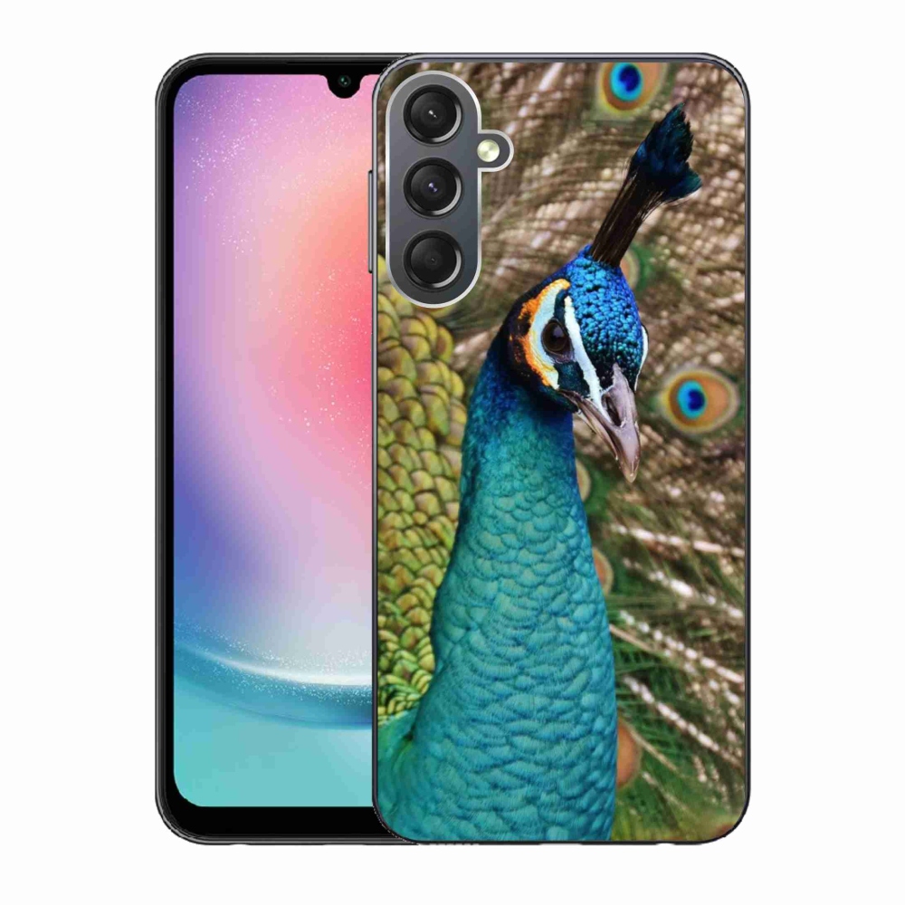 Zselés borítás mmCase Samsung Galaxy A24 készülékhez - páva