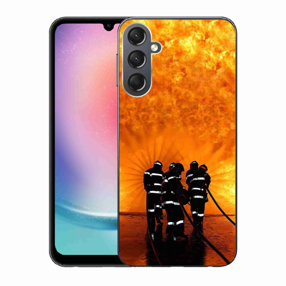 Gél borítás mmCase Samsung Galaxy A24 készülékhez - tűz
