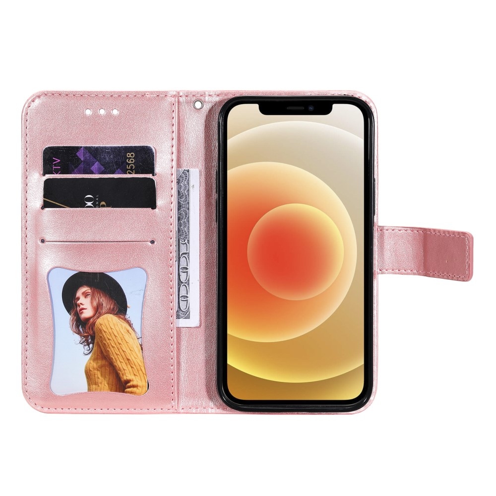 Mandala könyv tok a Vivo V50 Lite 4G/5G készülékhez - rózsaszín