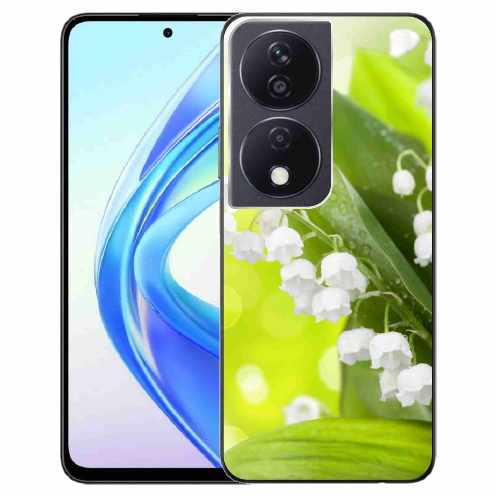 Zselés borítás mmCase a Honor X7b/Honor 90 Smart készülékhez - lily of the valley (gyöngyvirág)