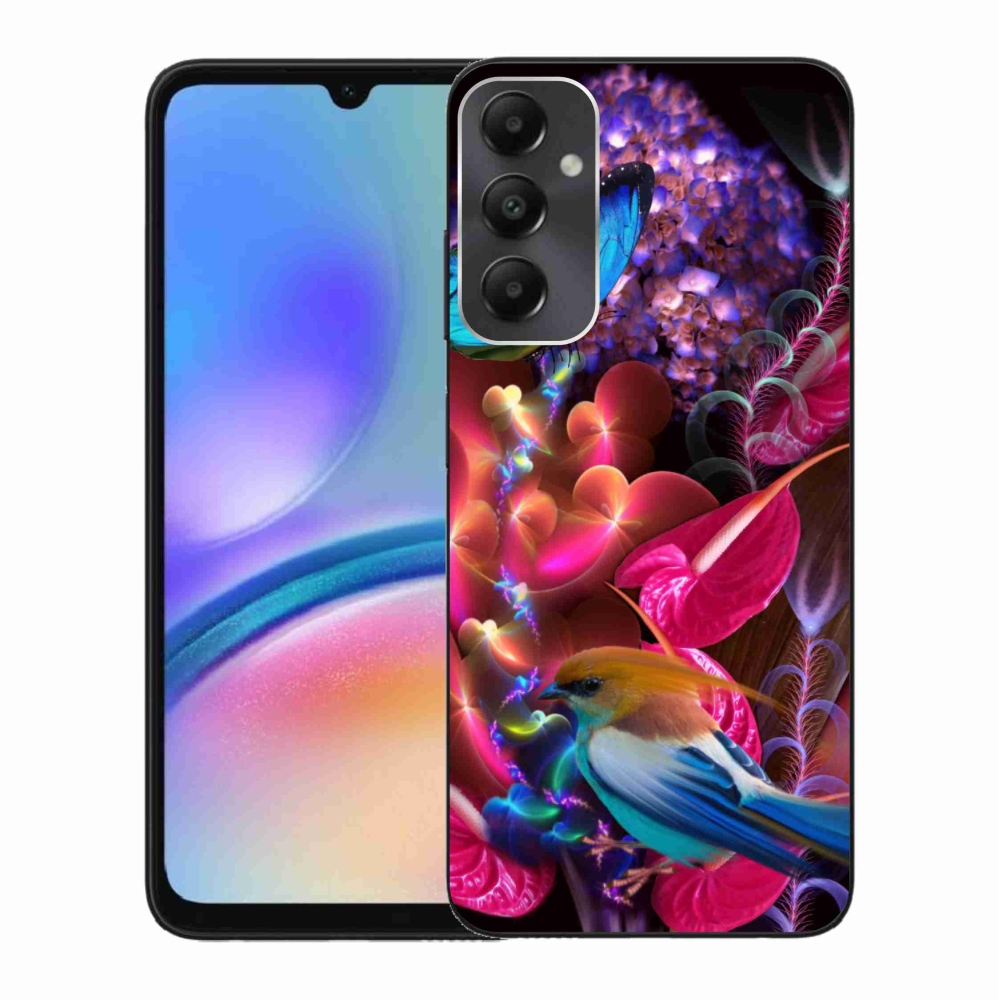 Gél borítás mmCase Samsung Galaxy A05s készülékhez - színes virágok