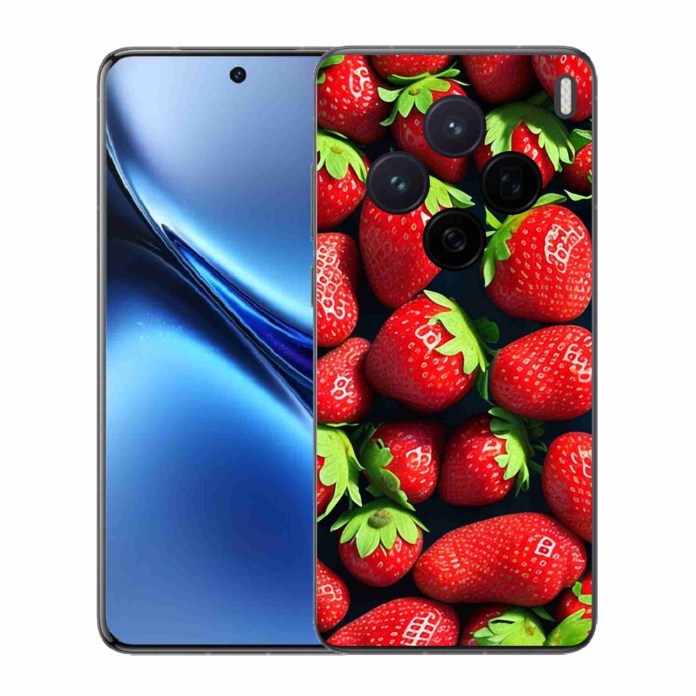 Zselés borítás mmCase a Vivo X200 5G-hez - szamóca
