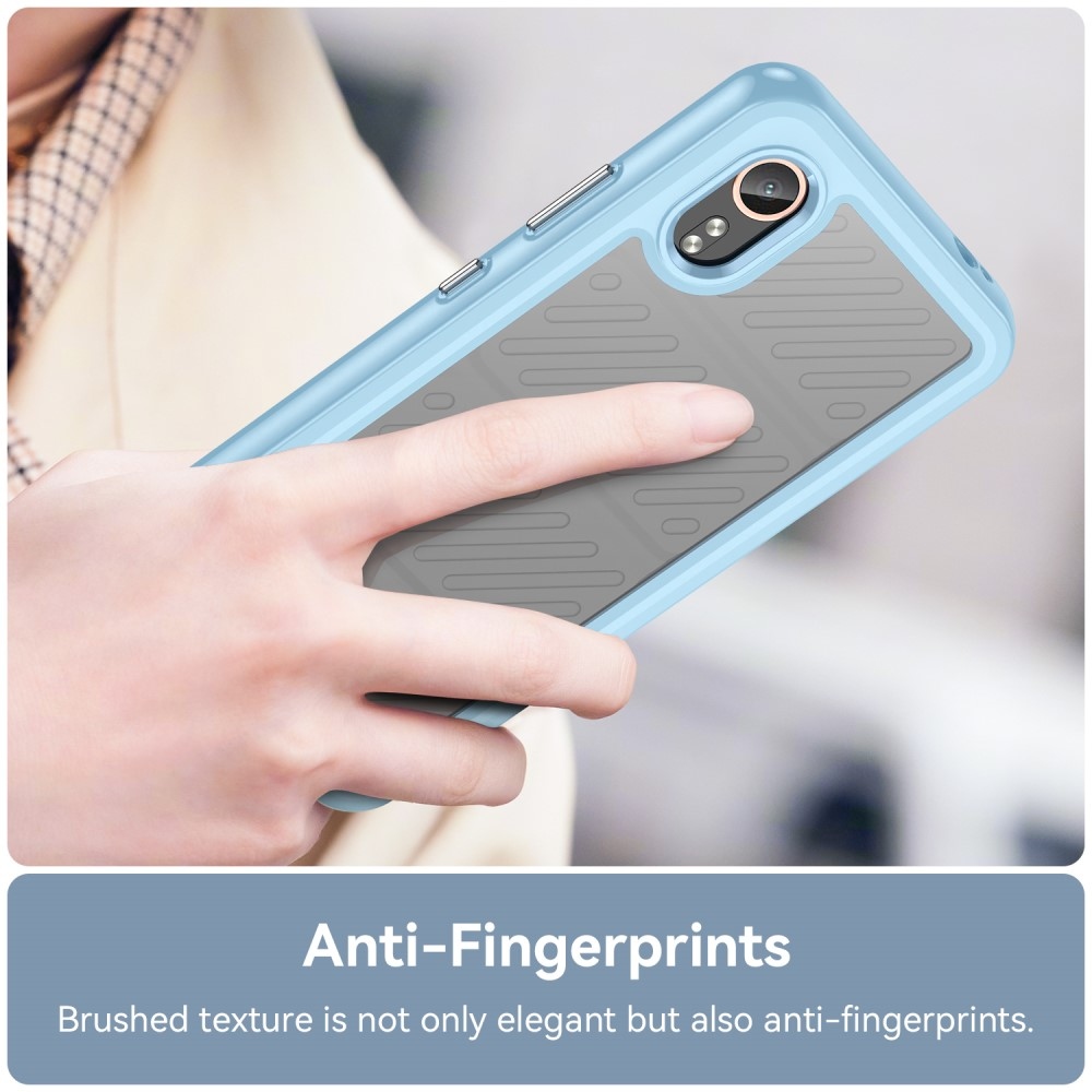 Gél tok fix hátlappal Samsung Galaxy Xcover 7 készülékhez - kék