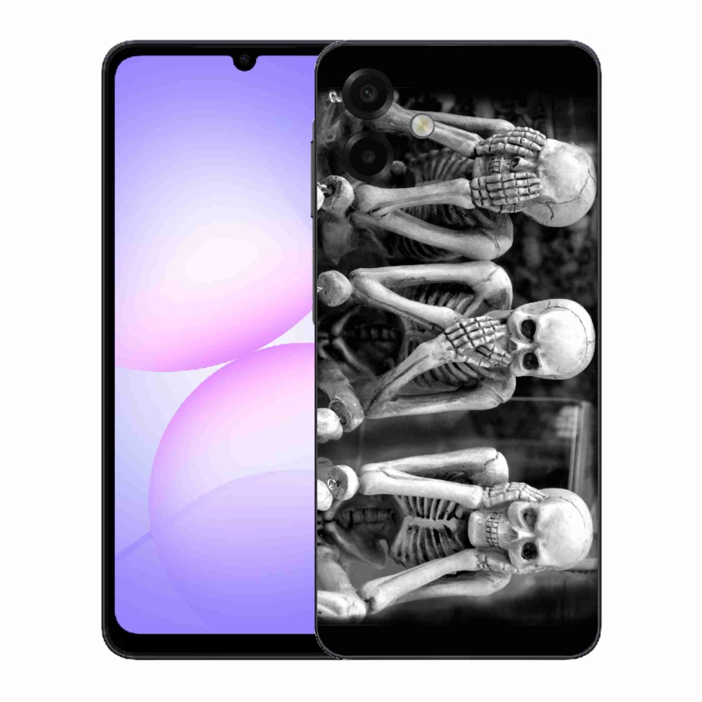 Gél borító mmCase Samsung Galaxy A07 4G - csontvázakhoz