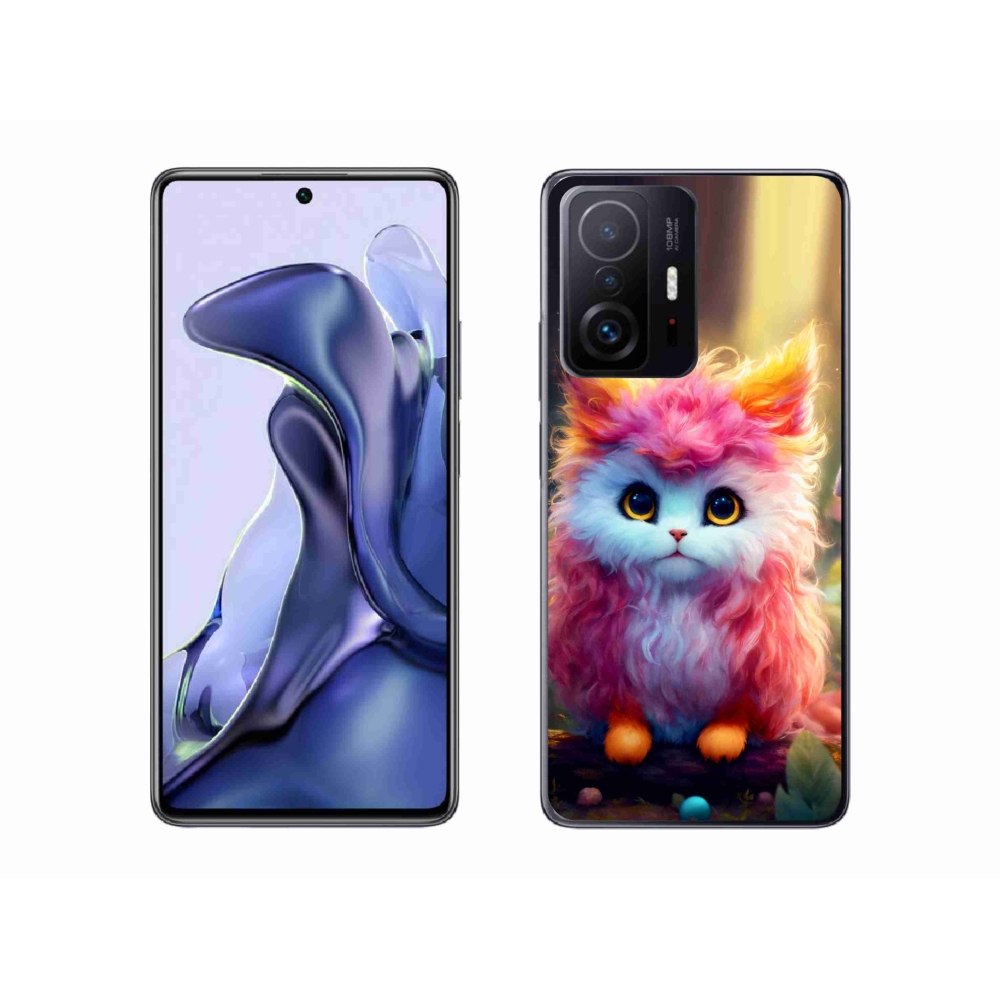 Gél borítás mmCase a Xiaomi 11T Pro számára - aranyos cica 5