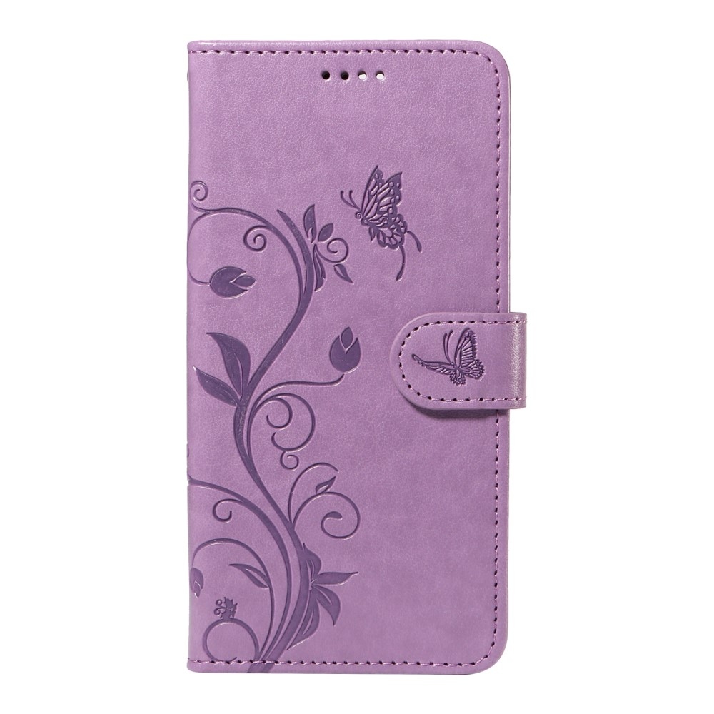 Virágok könyv tok Xiaomi Redmi Note 13 Pro 4G/Poco M6 Pro - lila