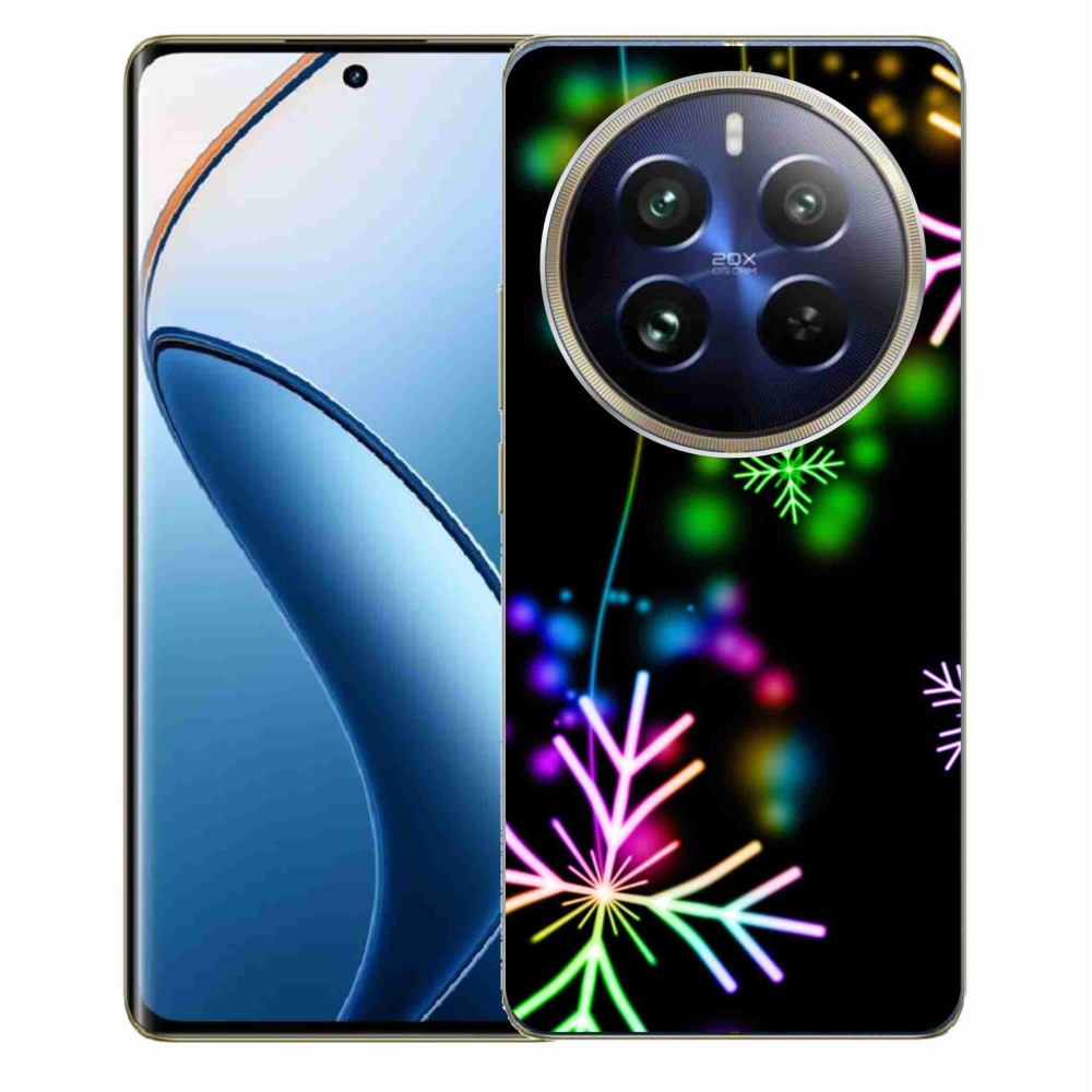 Zselés borítás mmCase a Realme 12 Pro 5G/12 Pro+ 5G számára - színes pelyhekkel