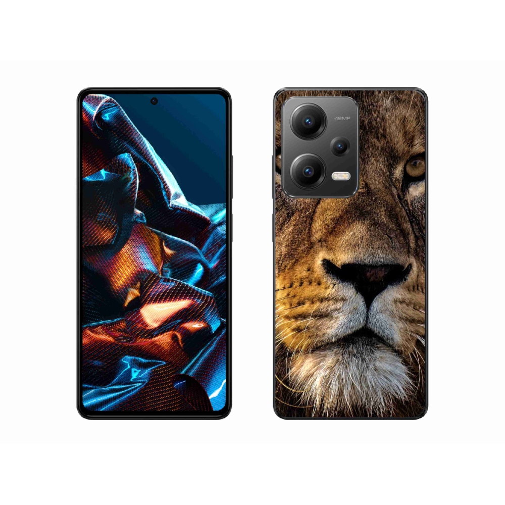 Gél tok mmCase a Xiaomi Redmi Note 12 Pro 5G-hez - oroszlán