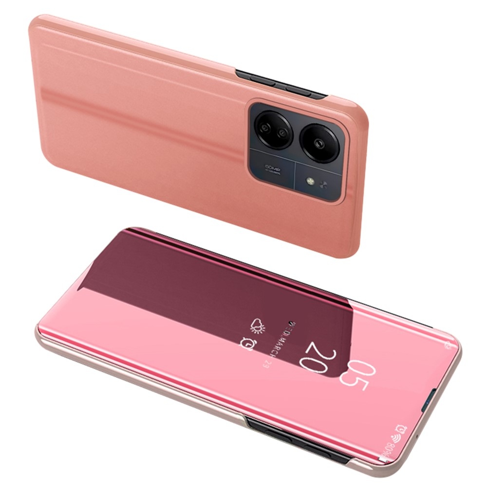 Átlátszó borítás matt előlappal a Xiaomi Poco C65/Redmi 13C 4G/5G készülékhez - rózsaarany színben