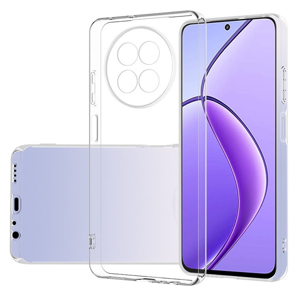 Átlátszó zselés tok a Realme 12 5G/12x 5G készülékhez - átlátszó