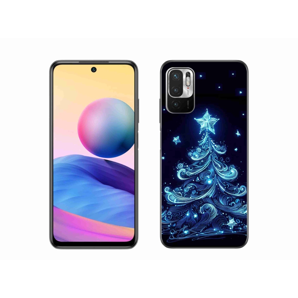 Gél borítás mmCase a Xiaomi Poco M3 Pro/5G számára - neon karácsonyfa 4
