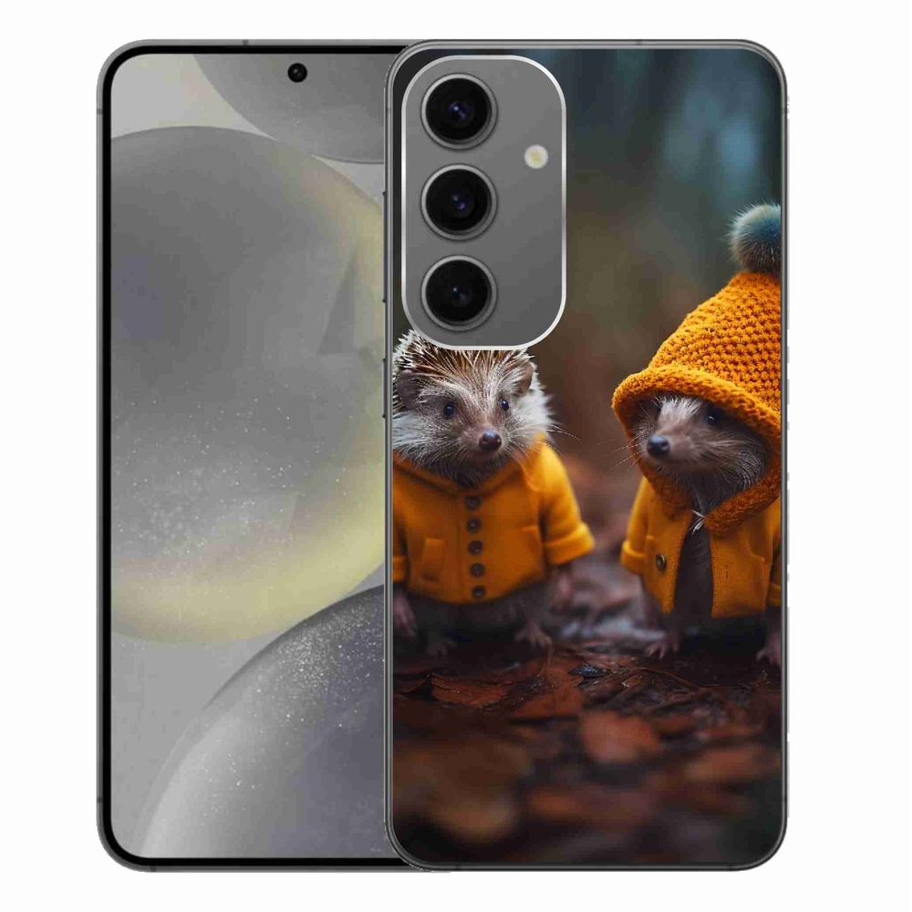 Zselés borítás mmCase Samsung Galaxy S24+ készülékhez - sündisznók