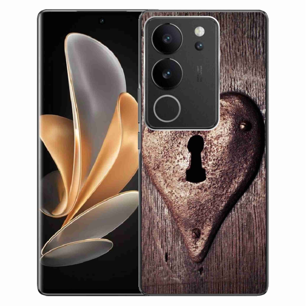 Gél borítás mmCase a Vivo V29 5G-hez - szív alakú zár