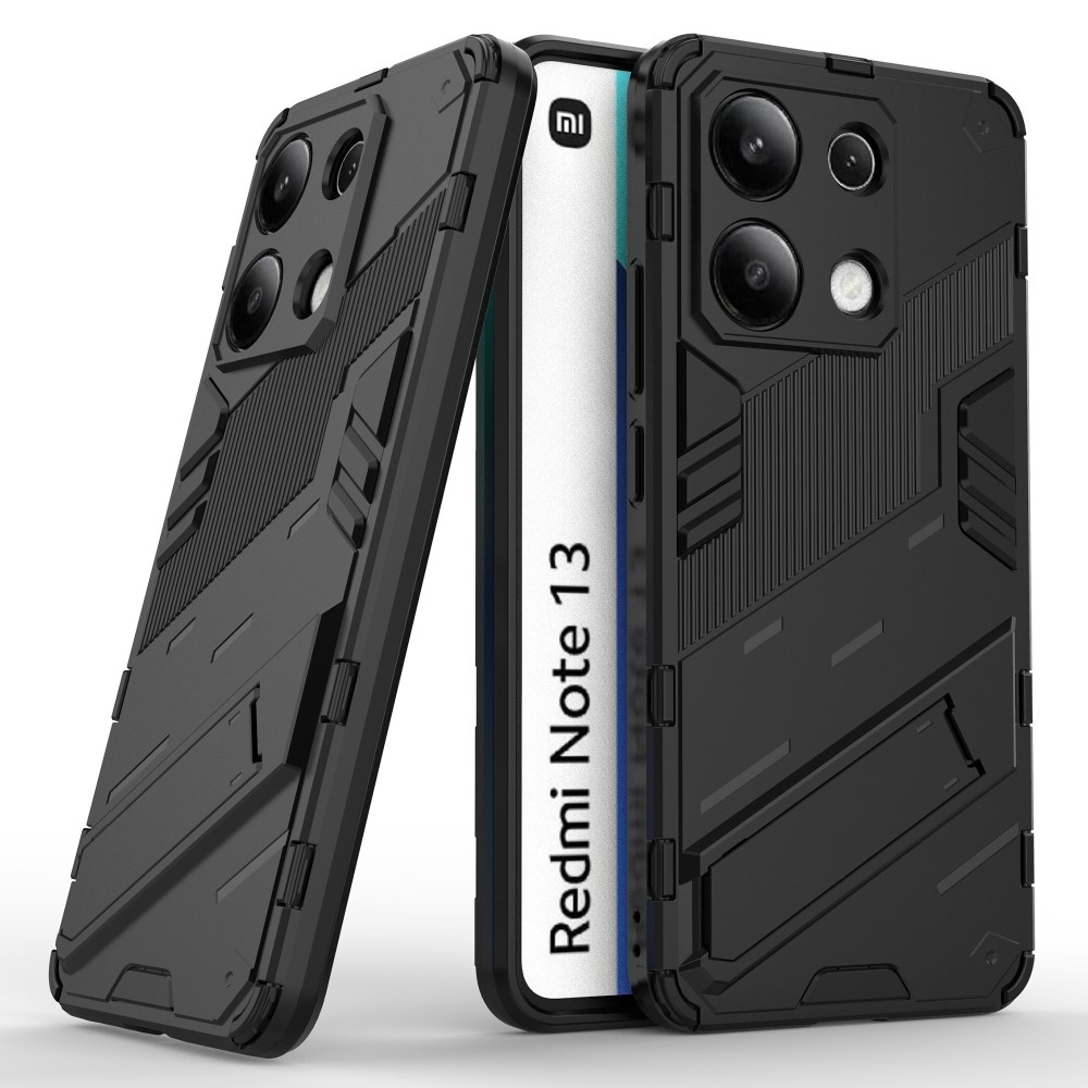 Tartós borítás Xiaomi Redmi Note 13-hoz - fekete