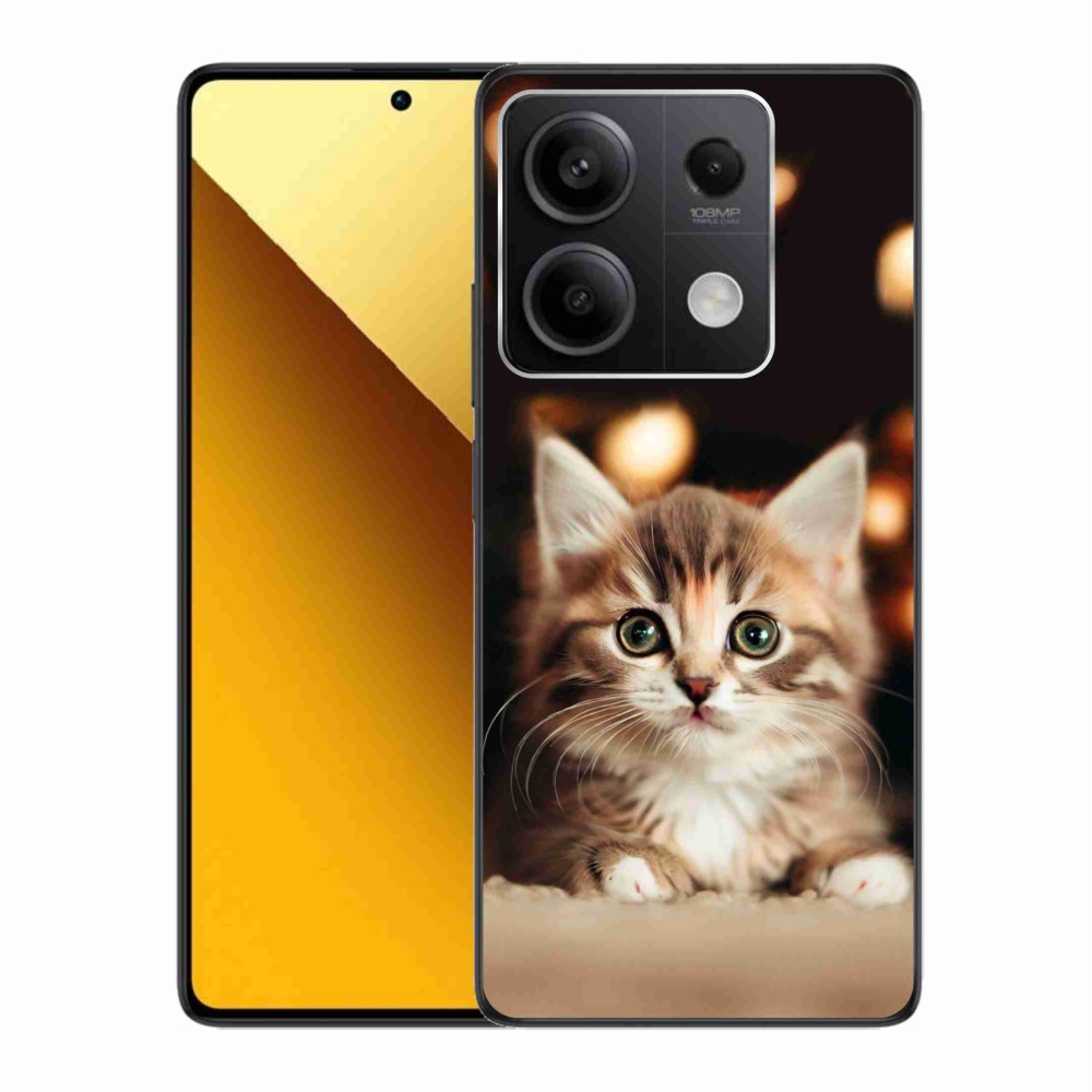 Gél borítás mmCase a Xiaomi Redmi Note 13 5G számára - aranyos cica 2